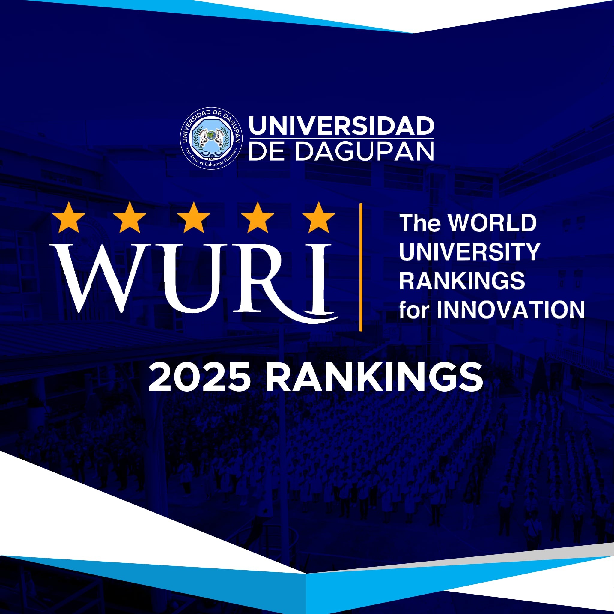 Universidad de Dagupan made it to the 2025 World University Rankings for Innovation (WURI)