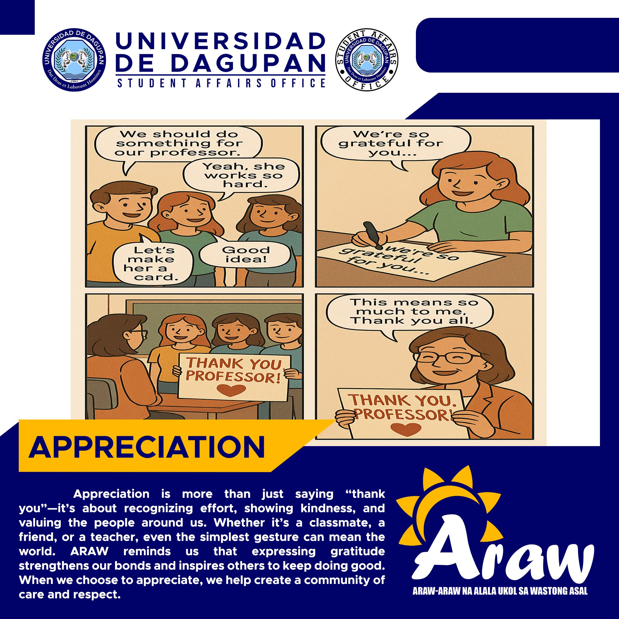 Appreciation