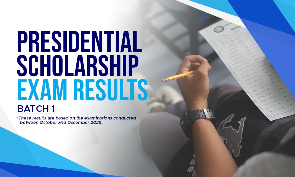 Presidential Scholarship Exam Results (Batch 1)