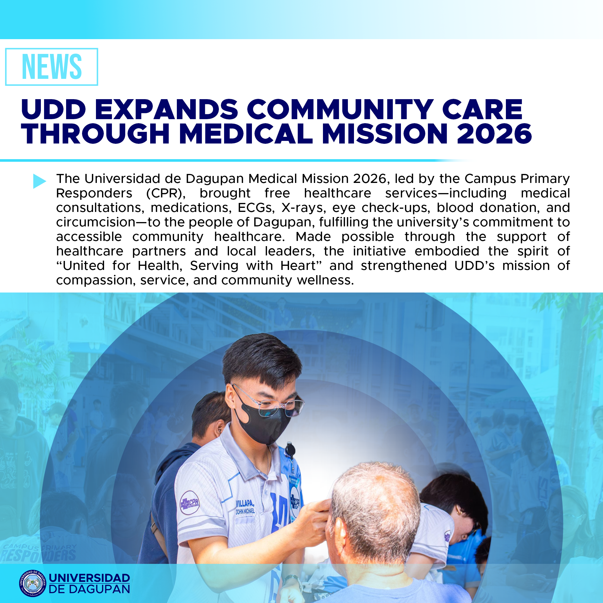 UDD Expands Community Care Through Medical Mission 2026