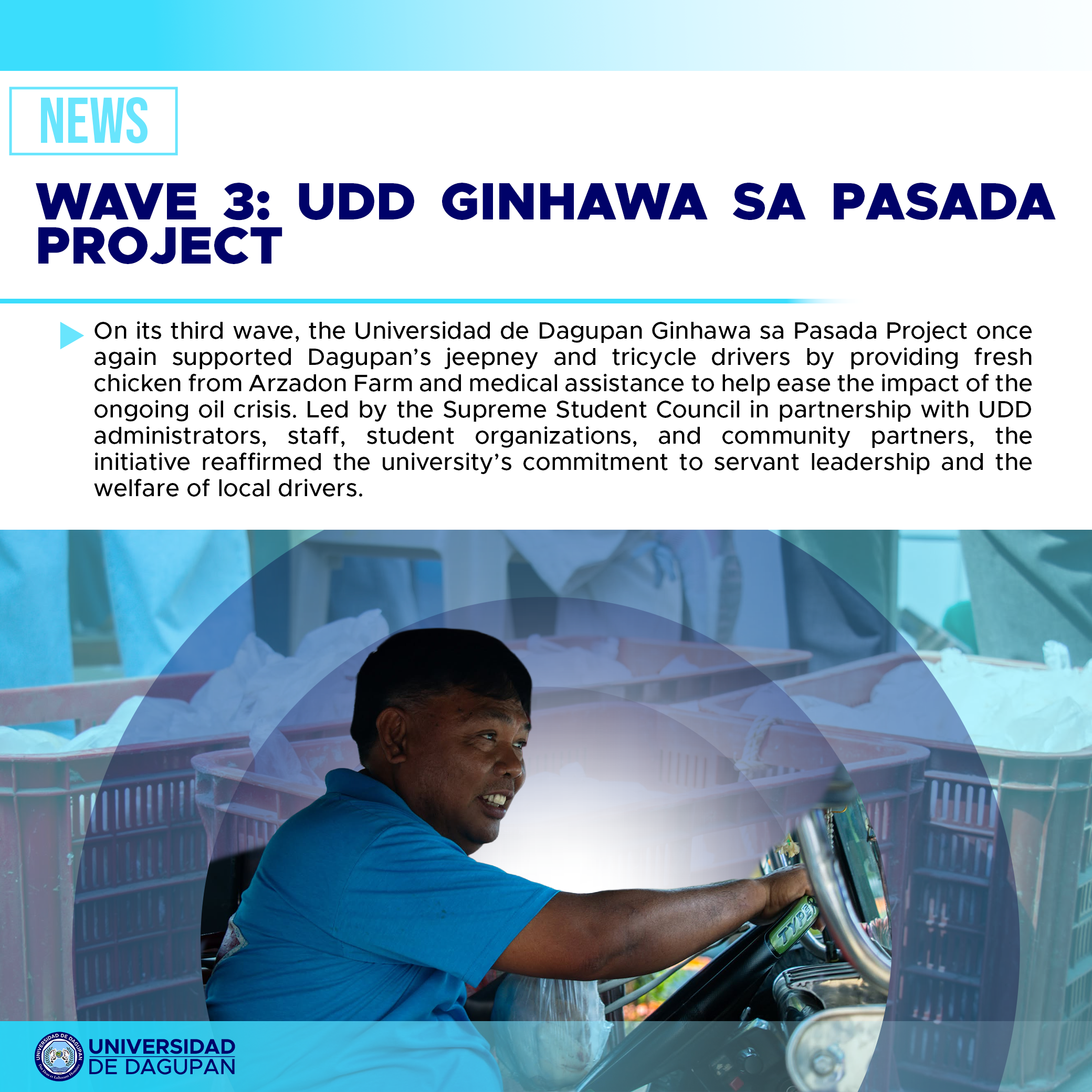 WAVE 3: UDD GINHAWA SA PASADA PROJECT